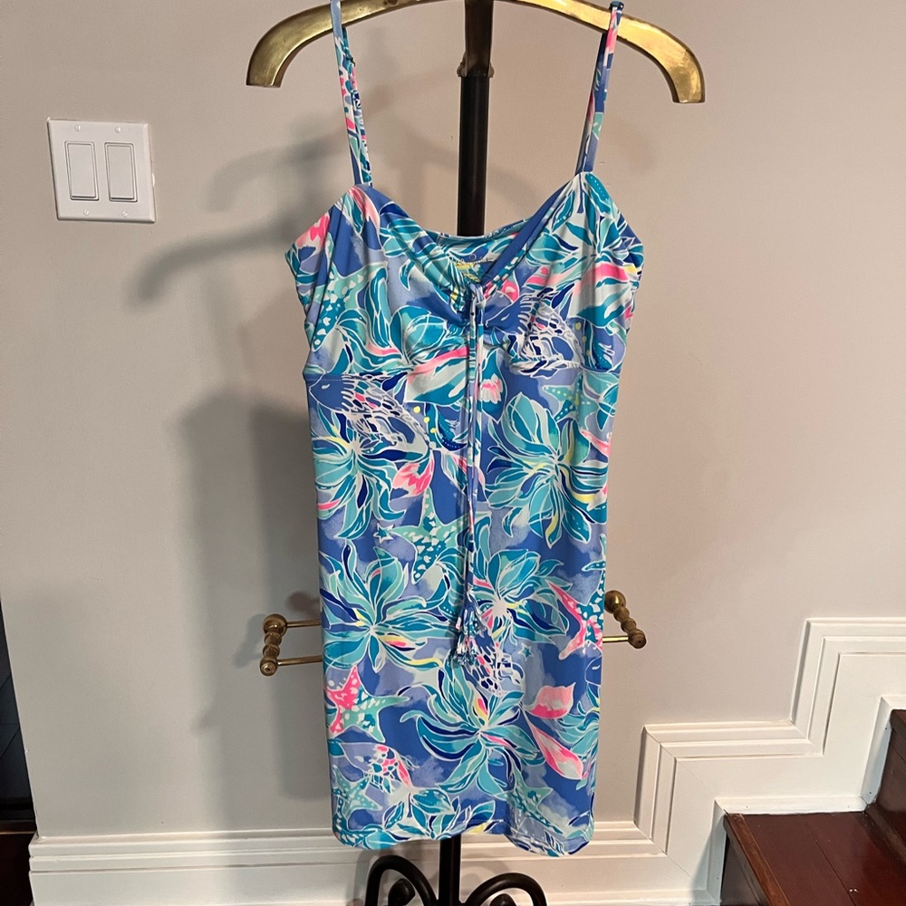 Spaghetti Strap Lilly Pulitzer Bathing Suit Cover Up Dress
